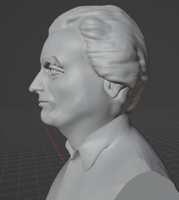 Joseph Heller 3D print model_15
