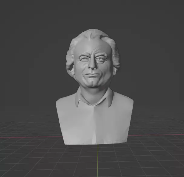 Joseph Heller 3D print model_0