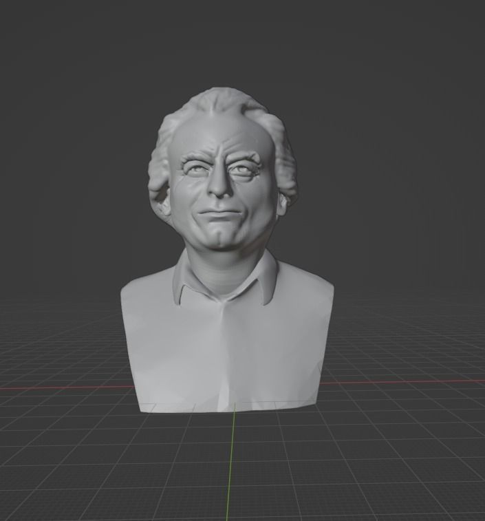 Joseph Heller 3D print model_11