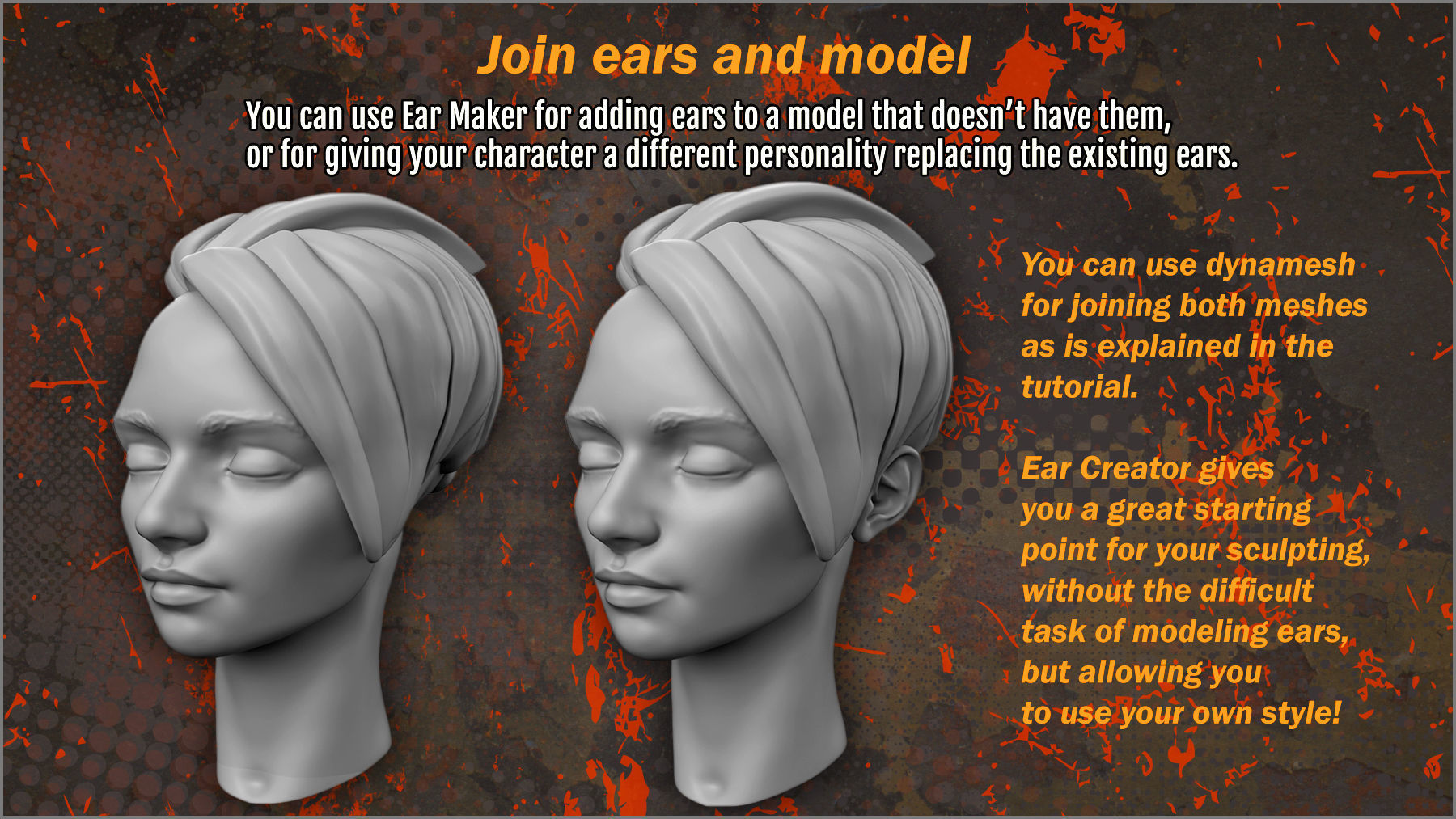 Ear Creator ZBrush Plugin 3D model_2