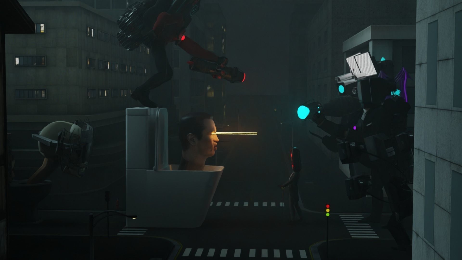 Skibidi Toilet MEGA PACK  3D model_6