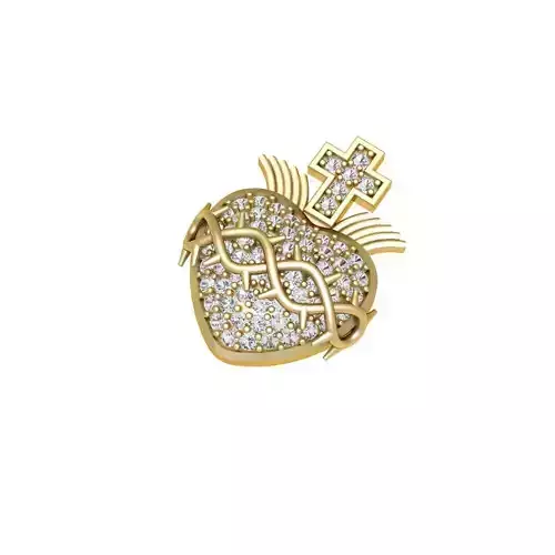 Sacred heart of jesus pendent