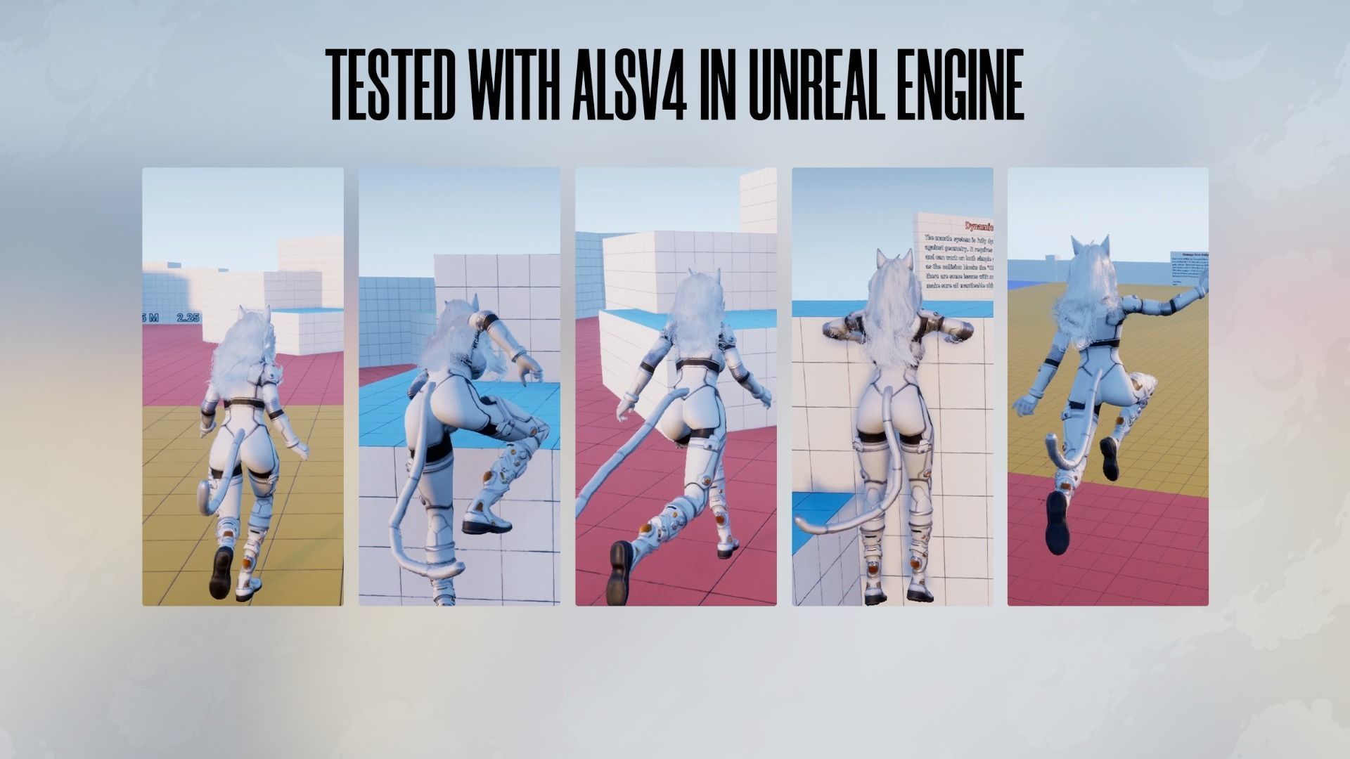 Stellar Girl Miyoko - Game Ready Low-poly 3D model_8