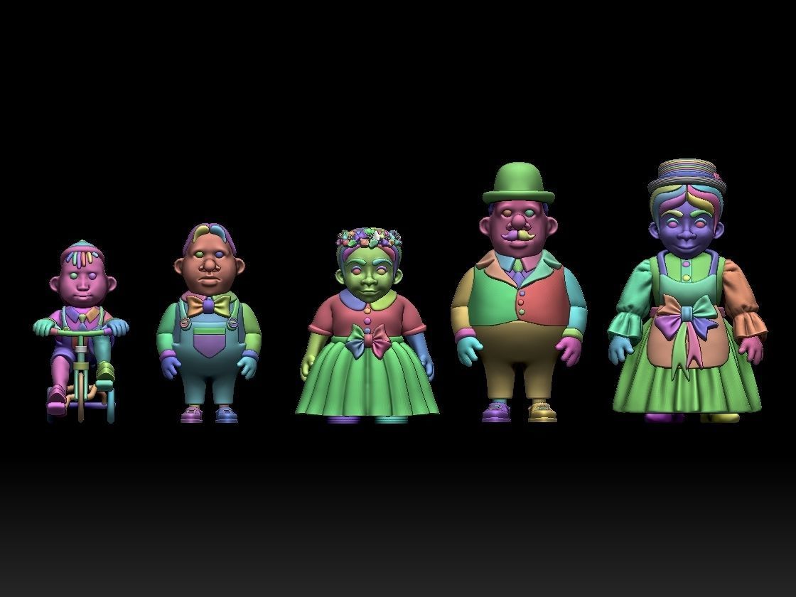 FAMILY 3D print model_7