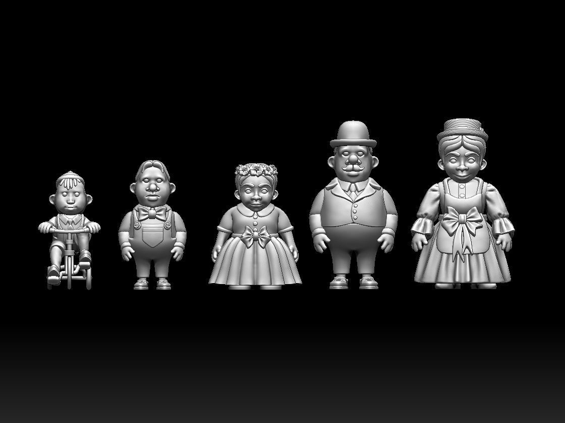 FAMILY 3D print model_4