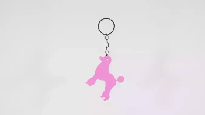 BARBIE KEYCHAIN DOG