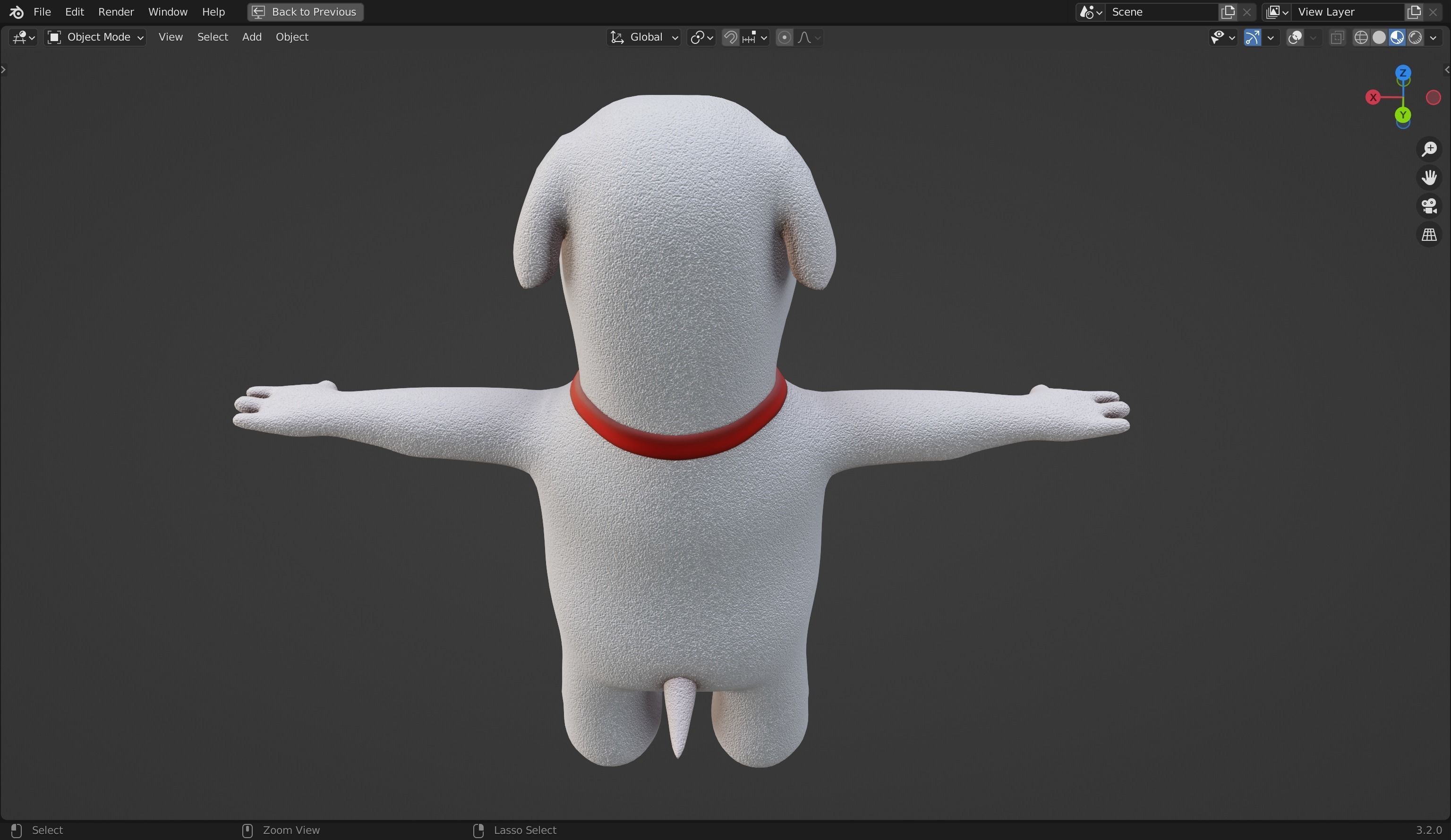 Brian Griffin 3D Dog Model from Family Guy Low-poly 3D model_18
