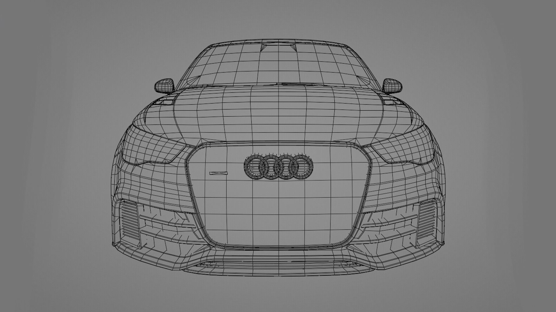 Audi A1 Quattro Low-poly 3D model_12
