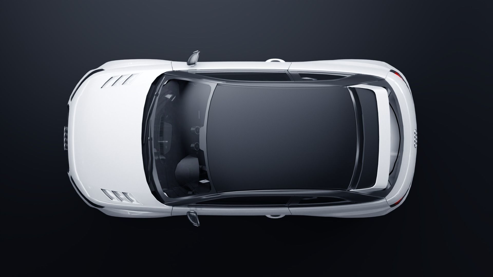 Audi A1 Quattro Low-poly 3D model_4