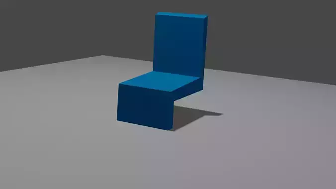 Chair 3d simple