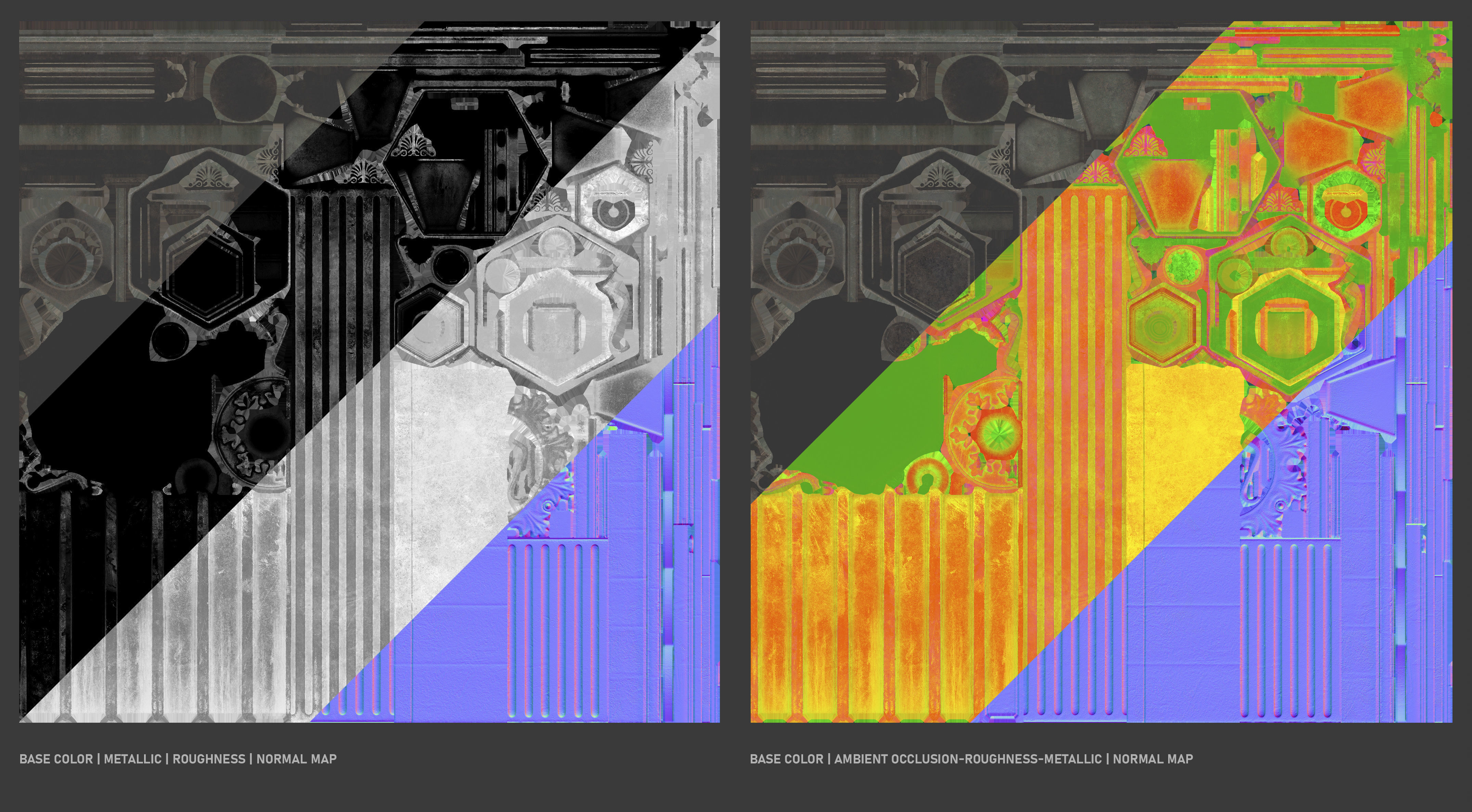 Old street lamp Low-poly 3D model_4