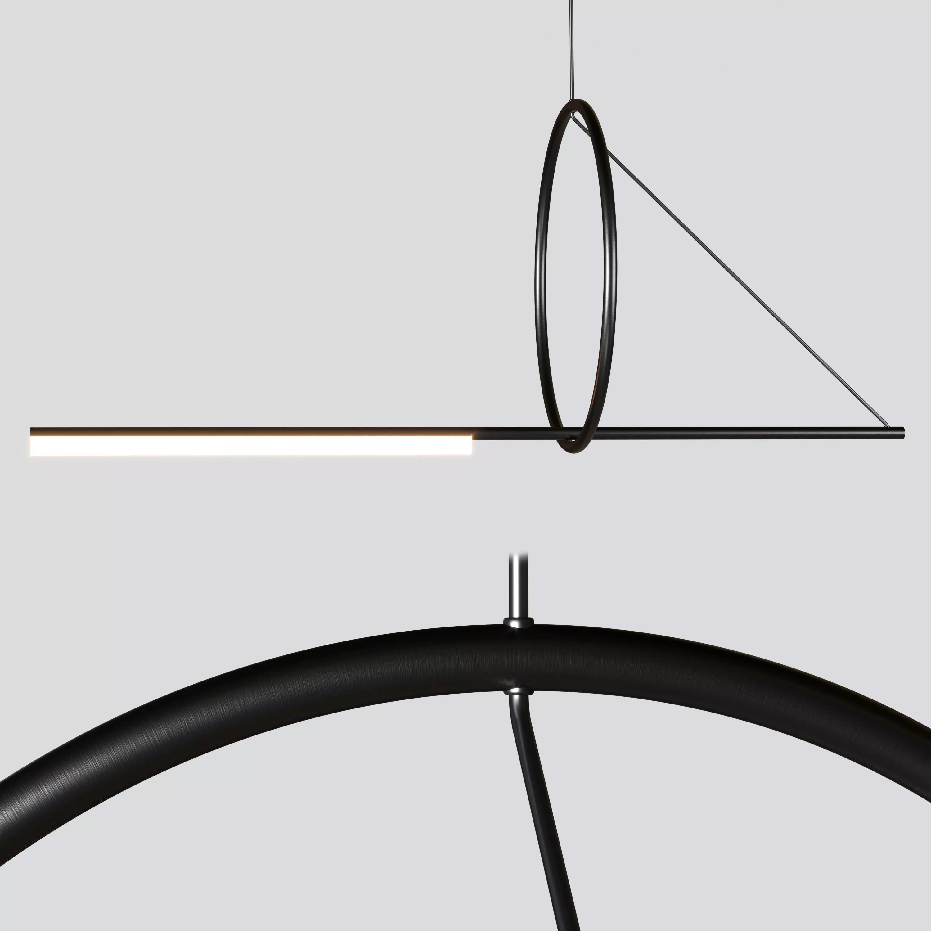 CERCLE TRAIT PENDANT by CVL Luminaires Low-poly 3D model_0