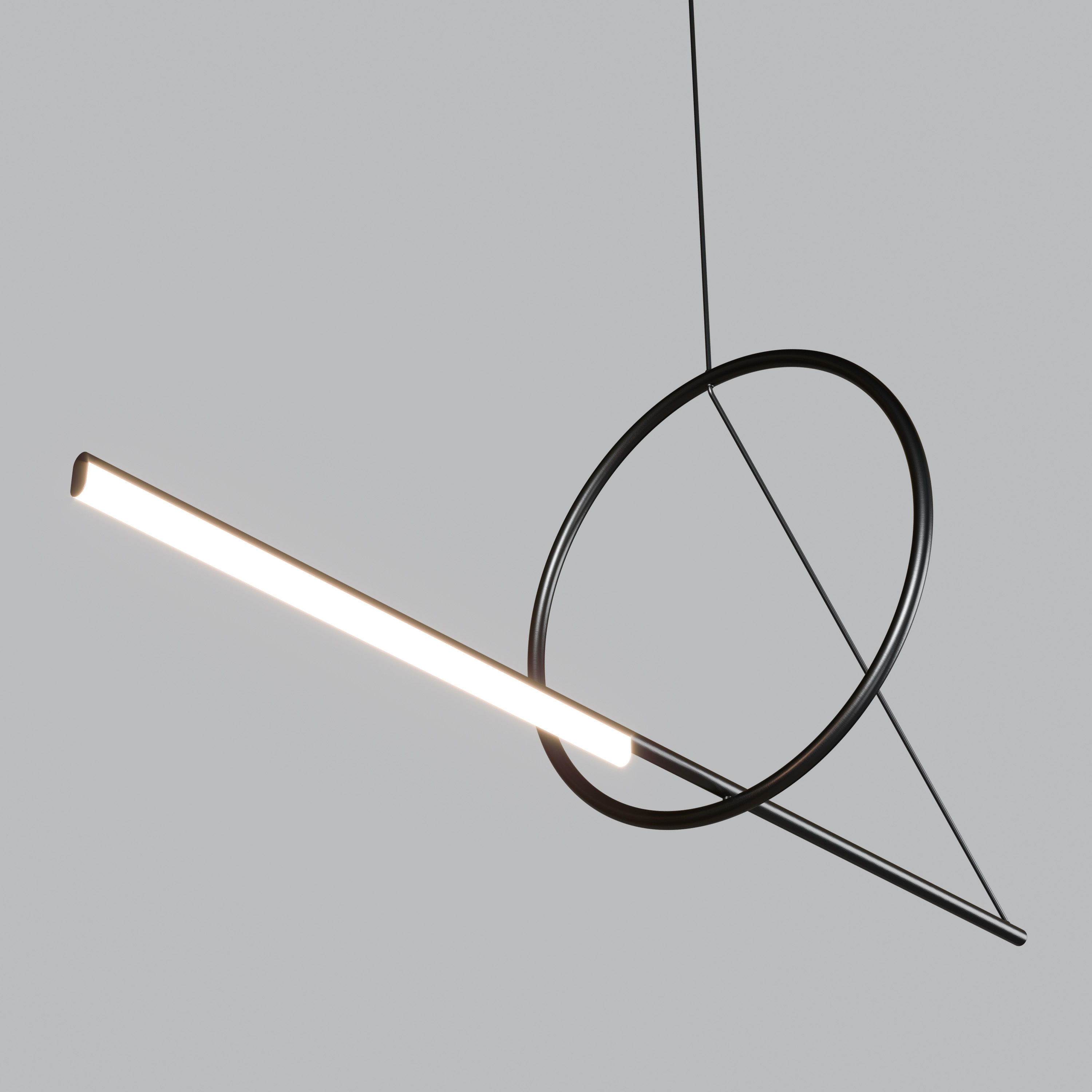 CERCLE TRAIT PENDANT by CVL Luminaires Low-poly 3D model_2