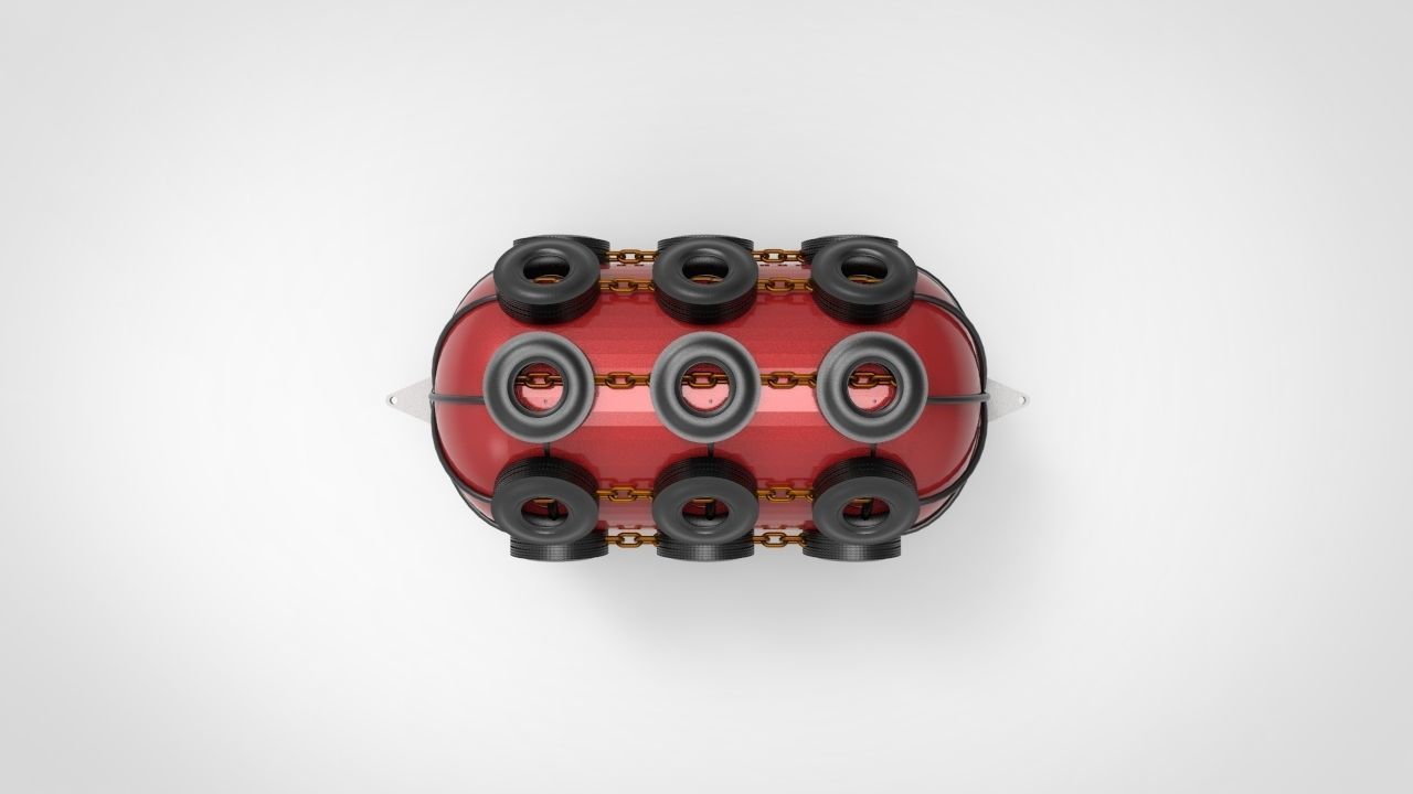 Fender Ship 3D model_2