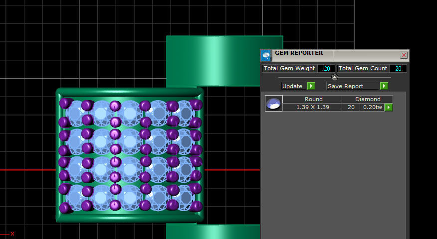 HIGH QUALITY DIAMOND BRACELET LINK JEWELRY 3D print model_9