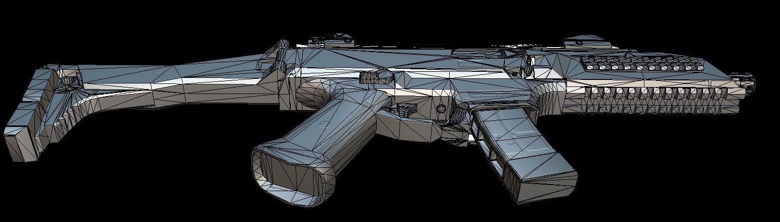 CZ Scorpion EVO 3 Low-poly 3D model_25