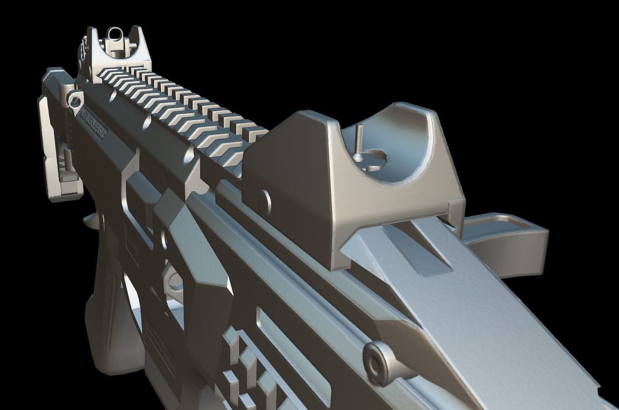 CZ Scorpion EVO 3 Low-poly 3D model_17