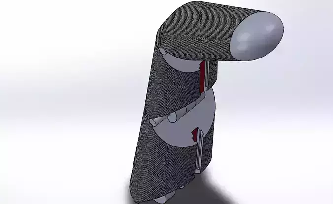 High-Quality SolidWorks 3D Model - Index  Ring Finger  3D print model