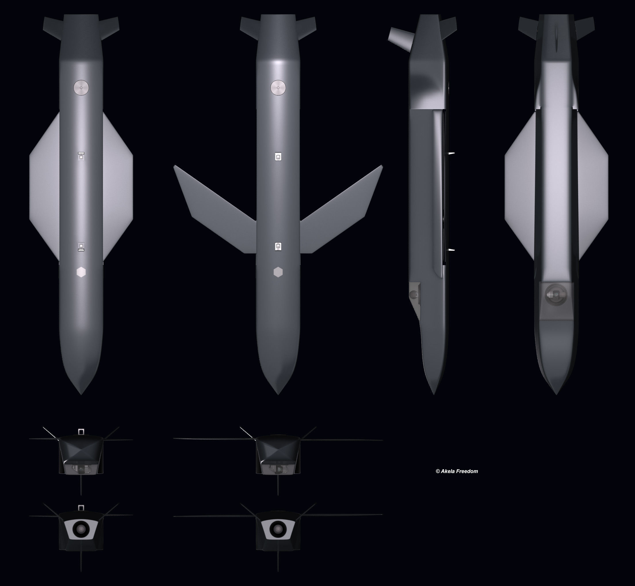 Light Attack Remote Carrier 3D model_9