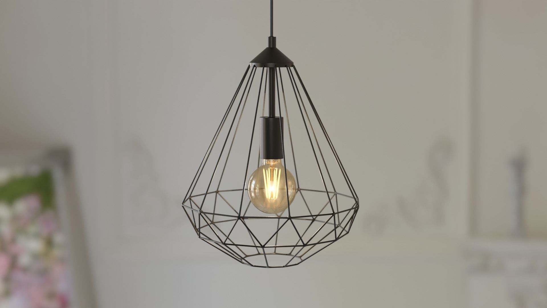 10 Collection Pendant Steel Lamps 3D model_13