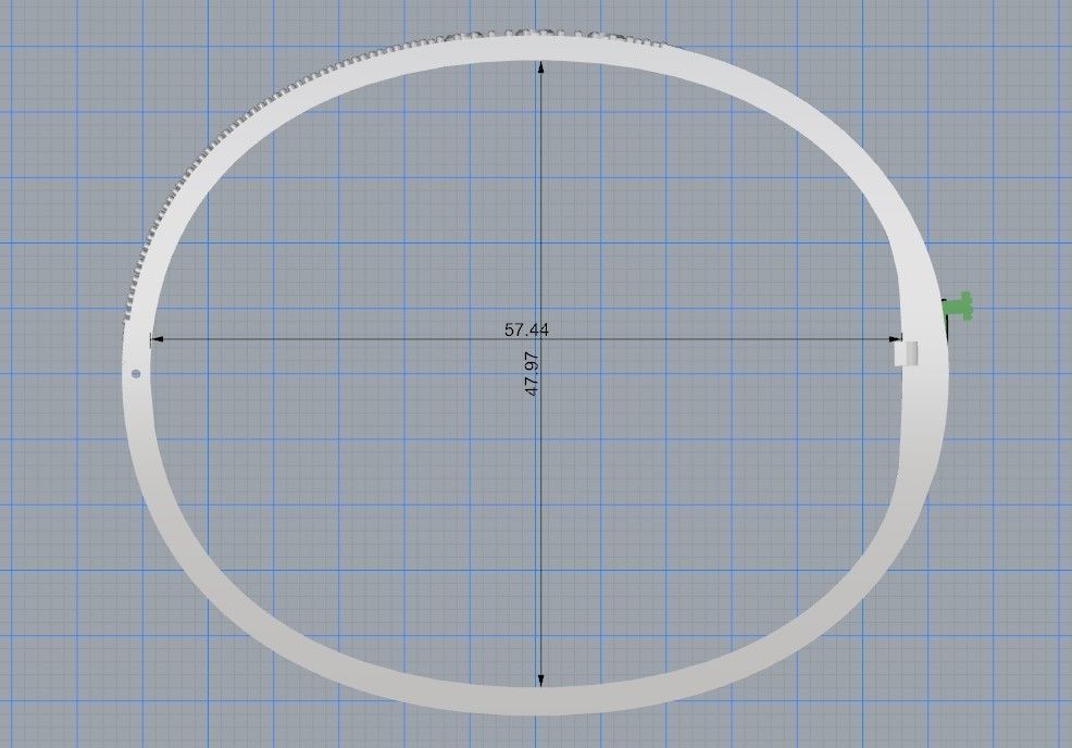 Mesika bracelet 3D print model_1