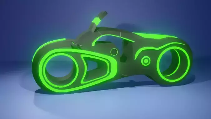 Tron Sci Fi  Bike