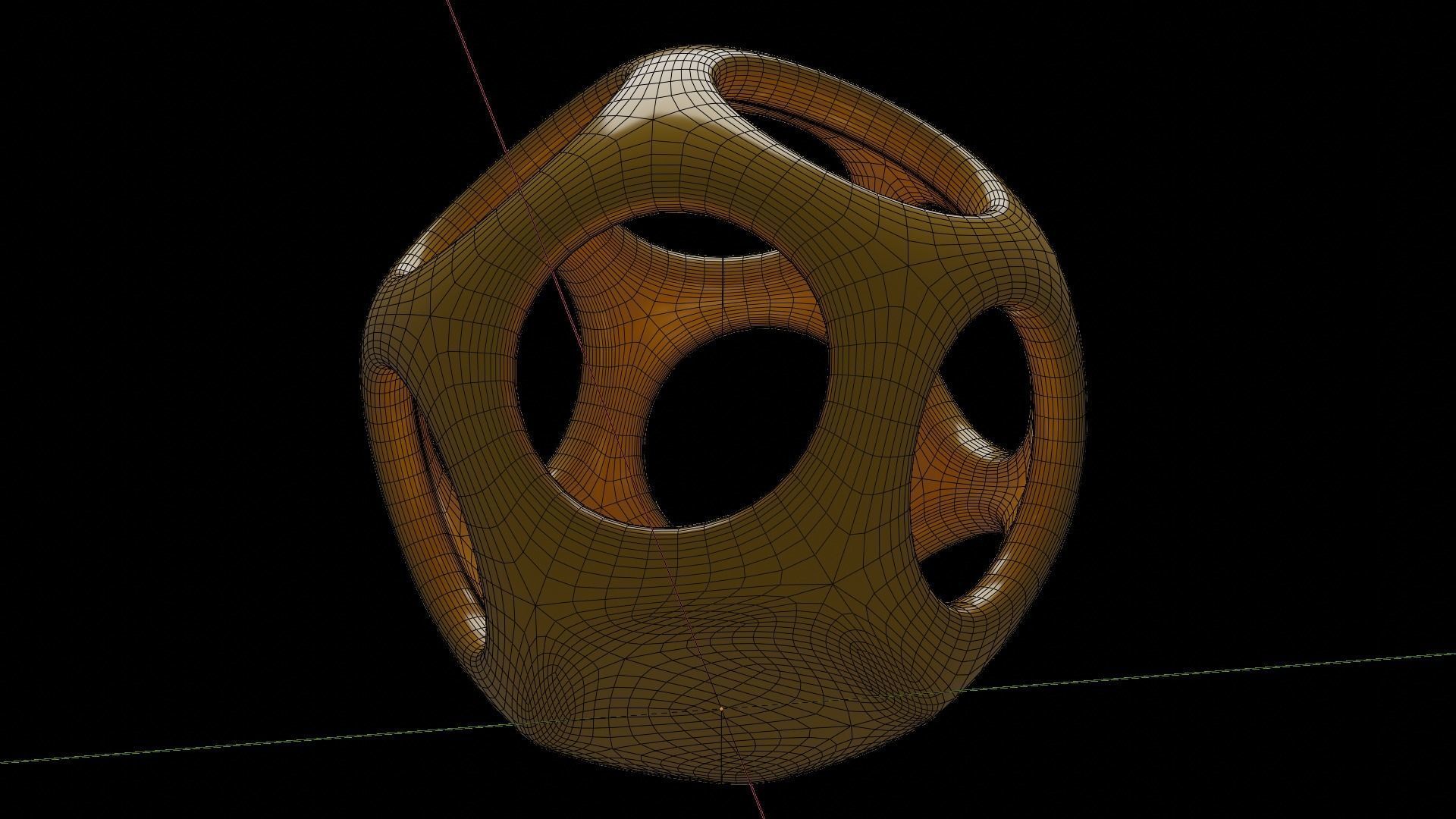 Geometric Containers Cage Vases 3D print model_19