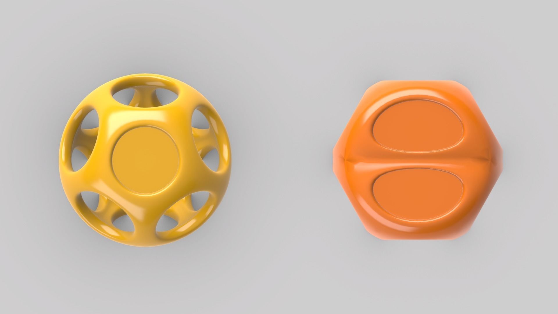 Geometric Containers Cage Vases 3D print model_40