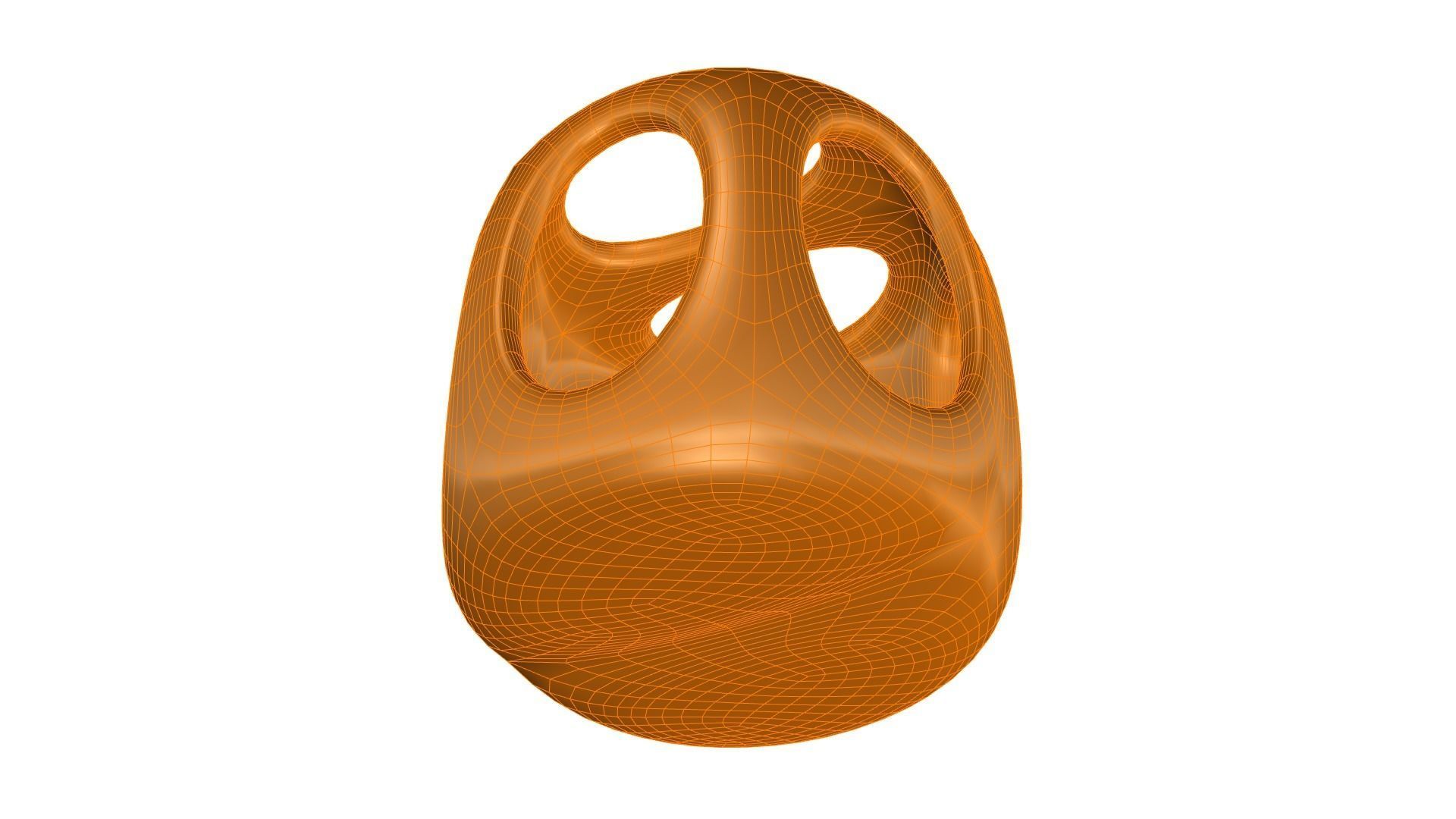 Geometric Containers Cage Vases 3D print model_49