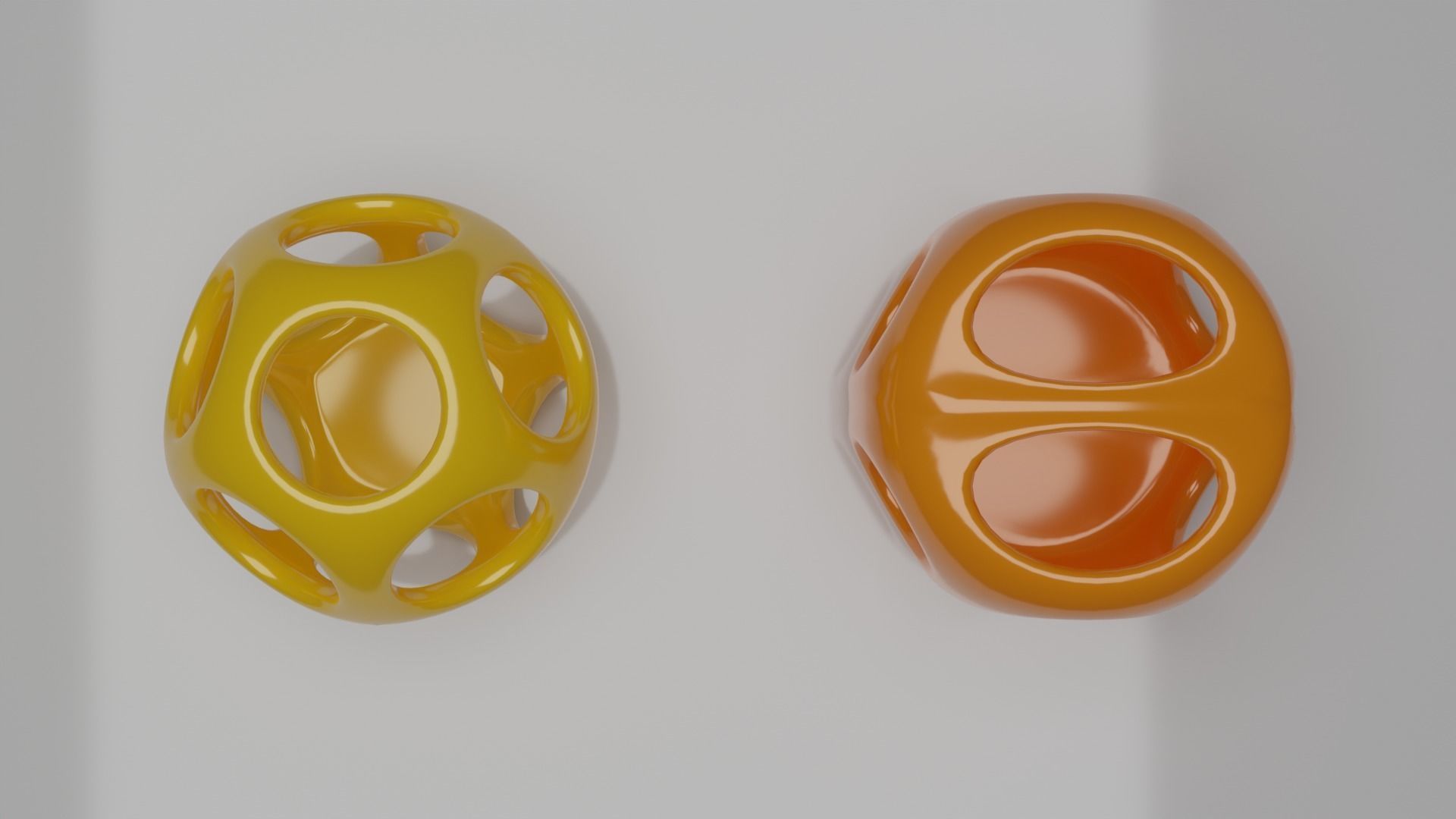 Geometric Containers Cage Vases 3D print model_10