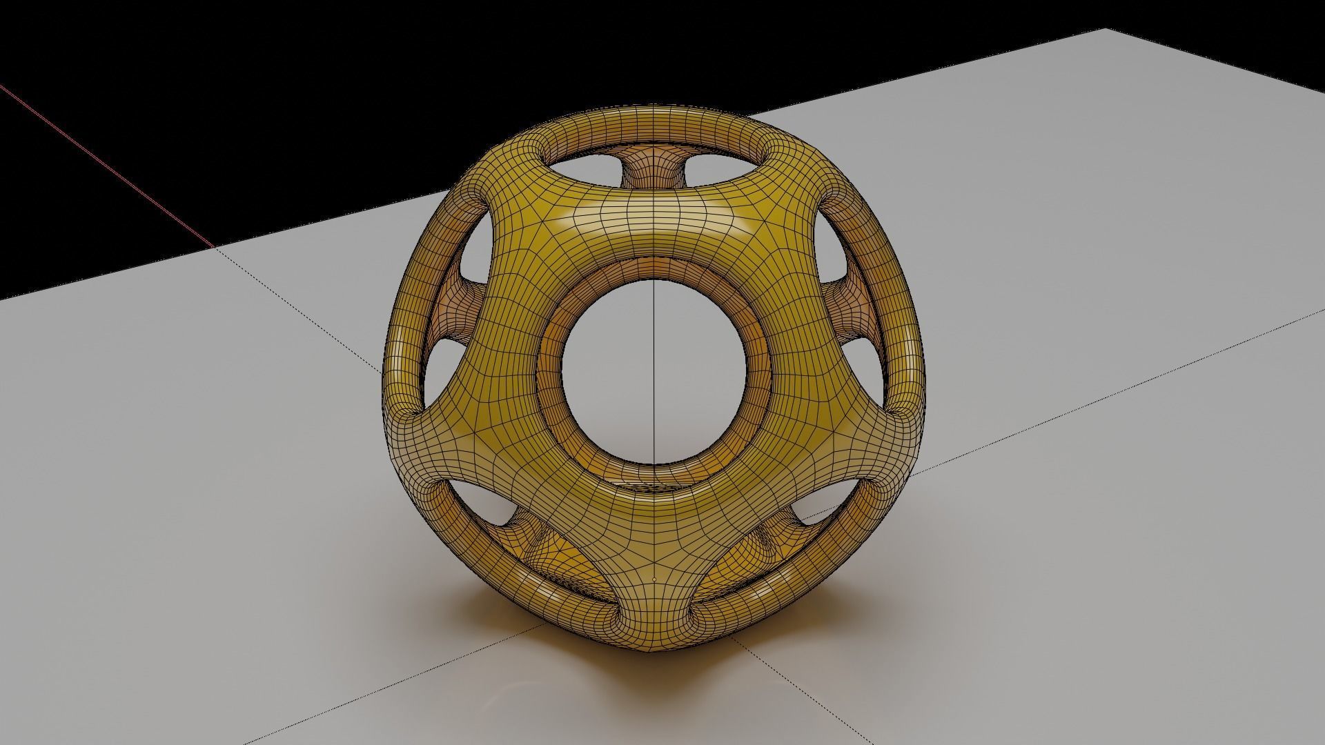 Geometric Containers Cage Vases 3D print model_29