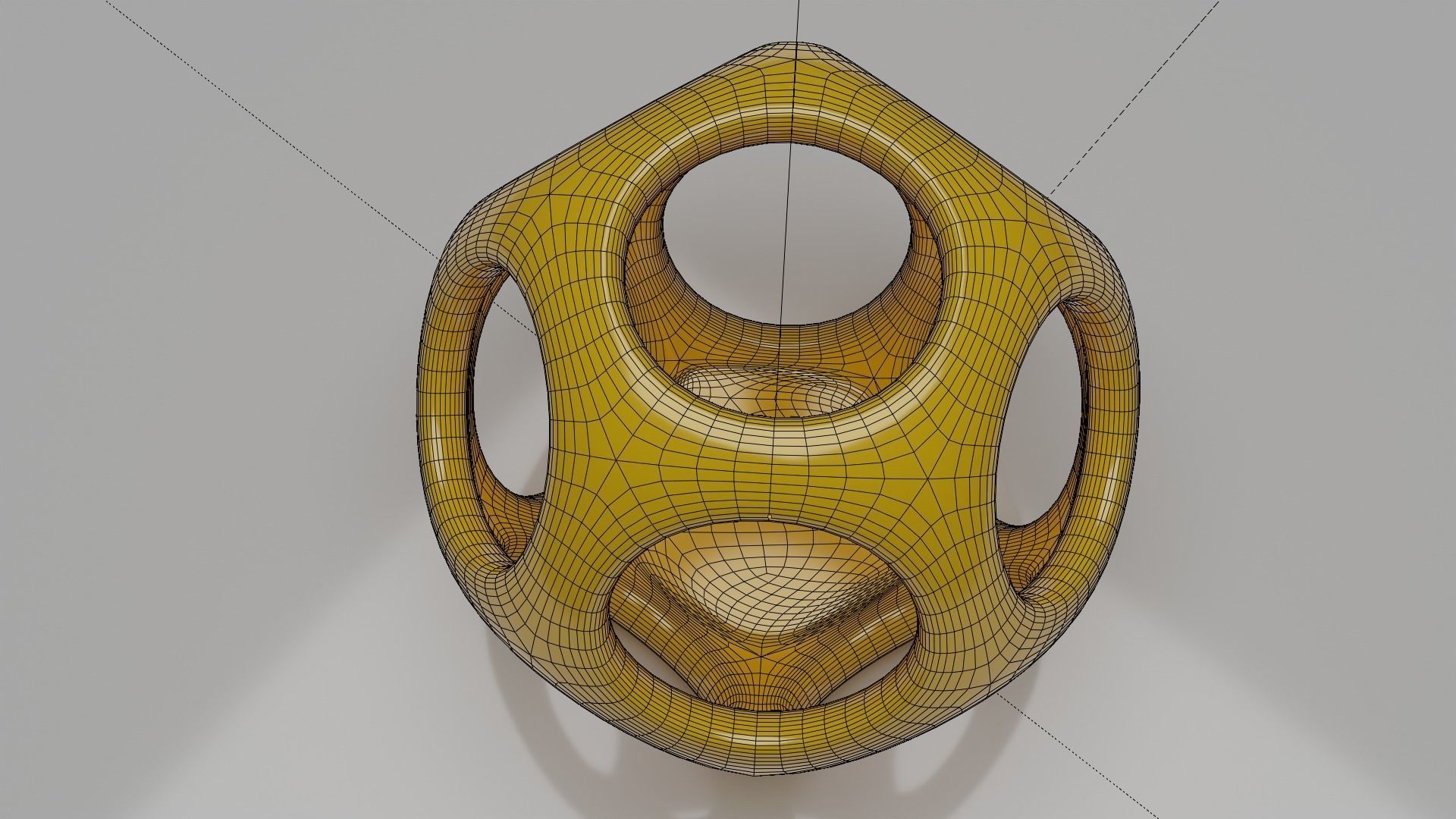 Geometric Containers Cage Vases 3D print model_13