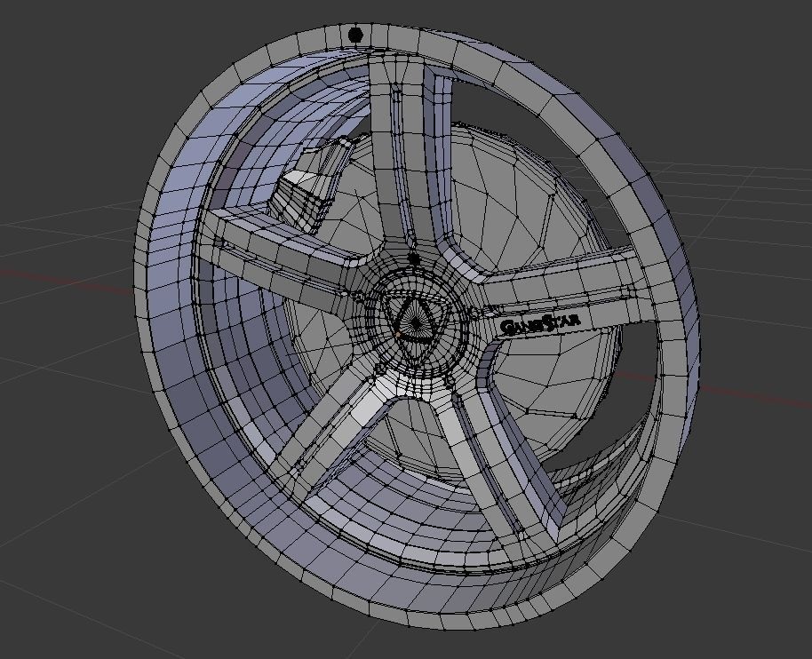 Rim alloy Affekta GangStar 3D  Low-poly 3D model_3