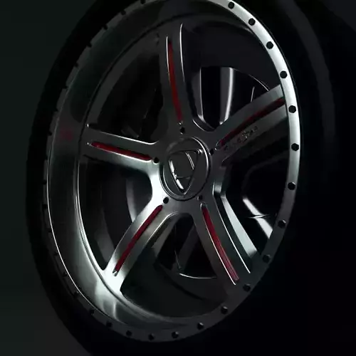 Rim alloy Affekta GangStar 3D  Low-poly 3D model