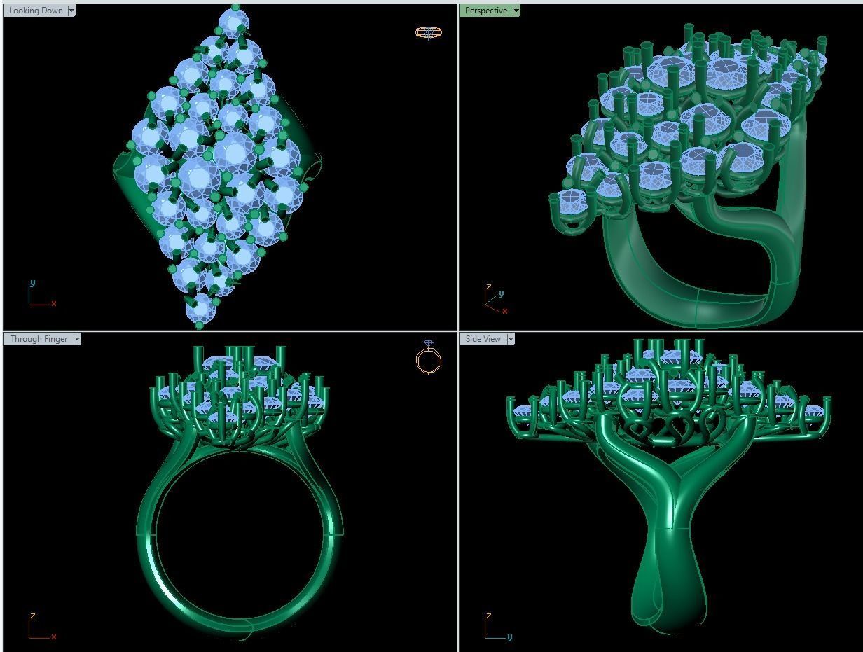 Fantasy Ring Tree 3D print model_1