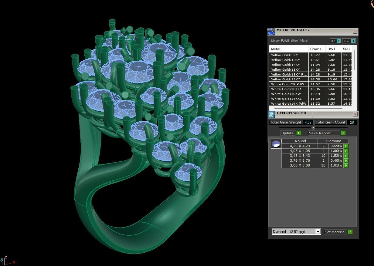 Fantasy Ring Tree 3D print model_2