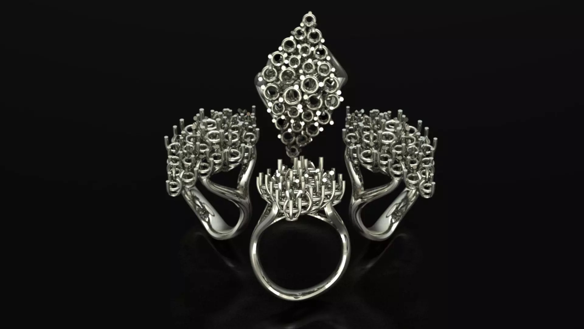 Fantasy Ring Tree 3D print model_0