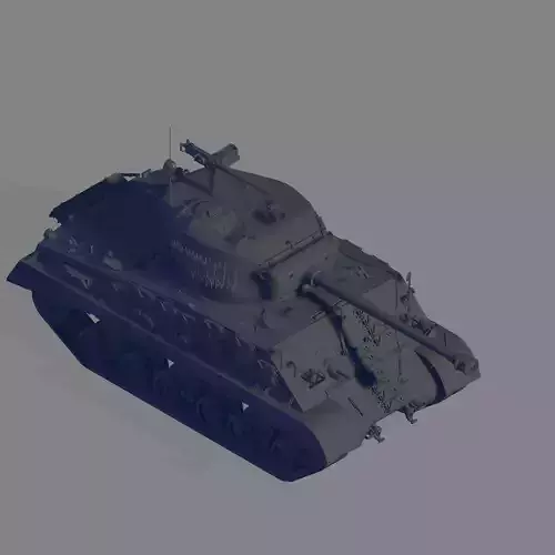 M4A3 76 W 3D model