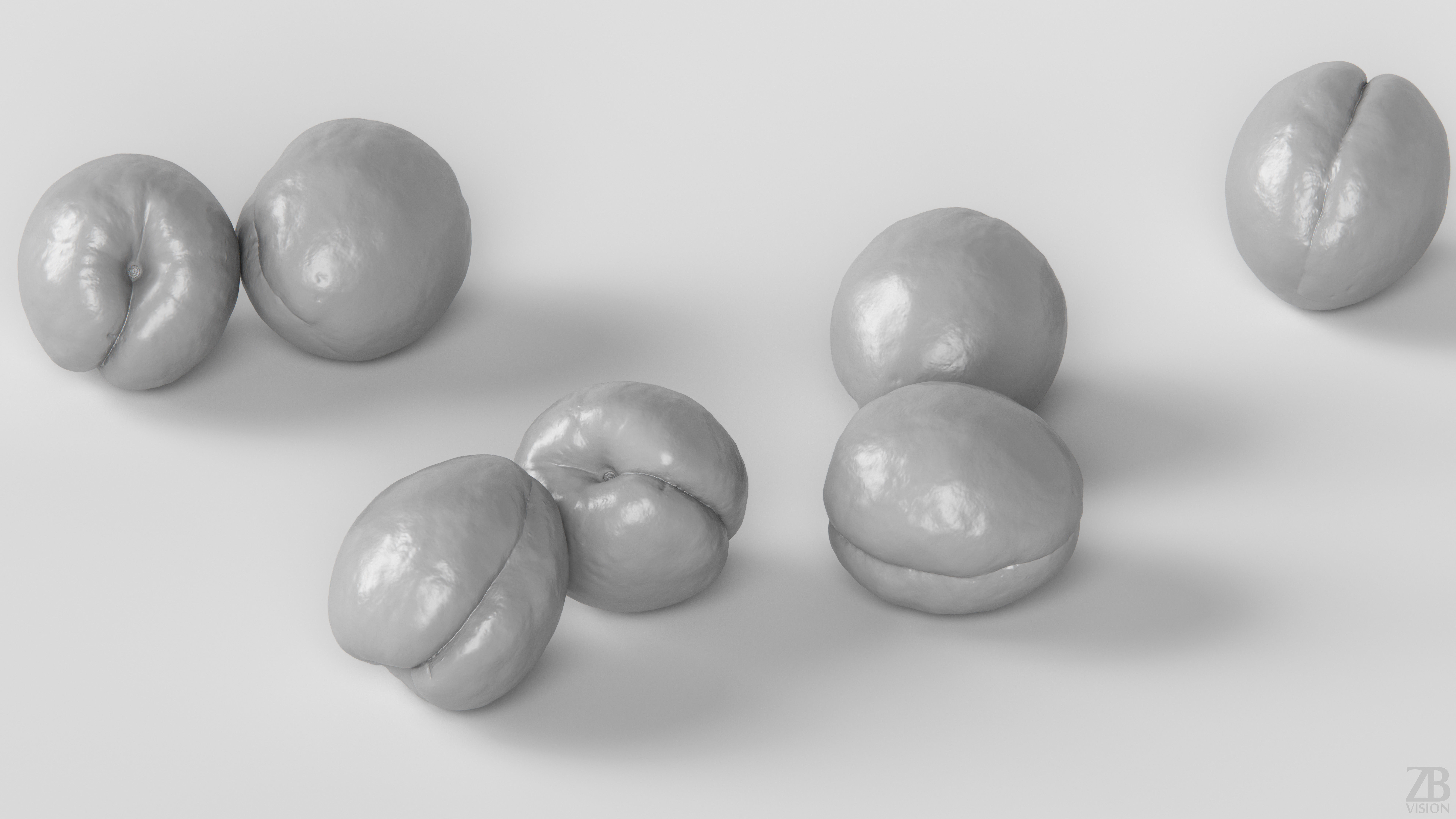 Apricot 3D model_3