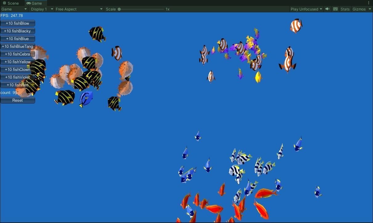 Fish Alive - Animated Polyart Fish with Unity Scripts Low-poly 3D model_11