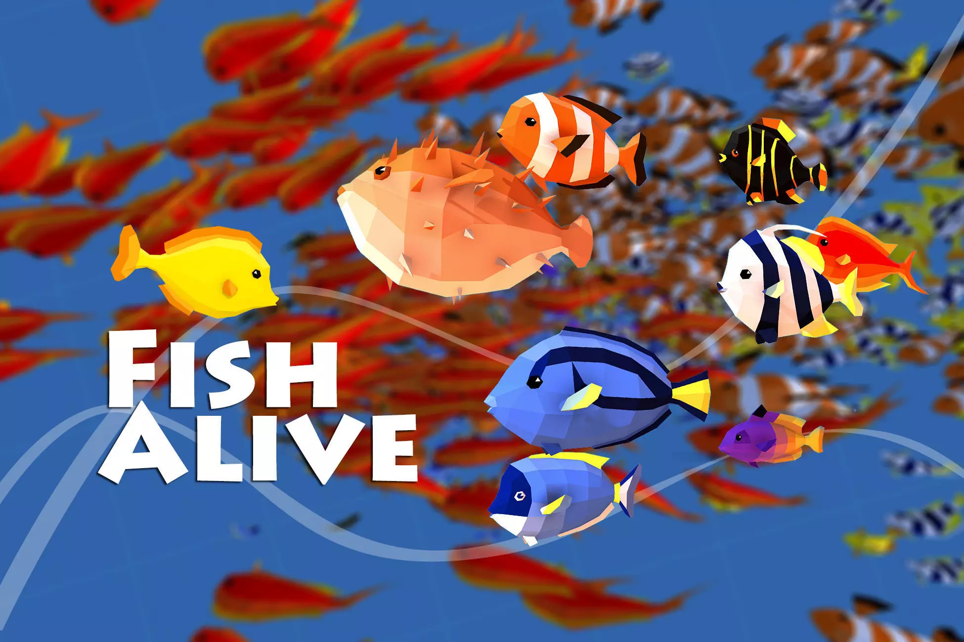 Fish Alive - Animated Polyart Fish with Unity Scripts Low-poly 3D model_0