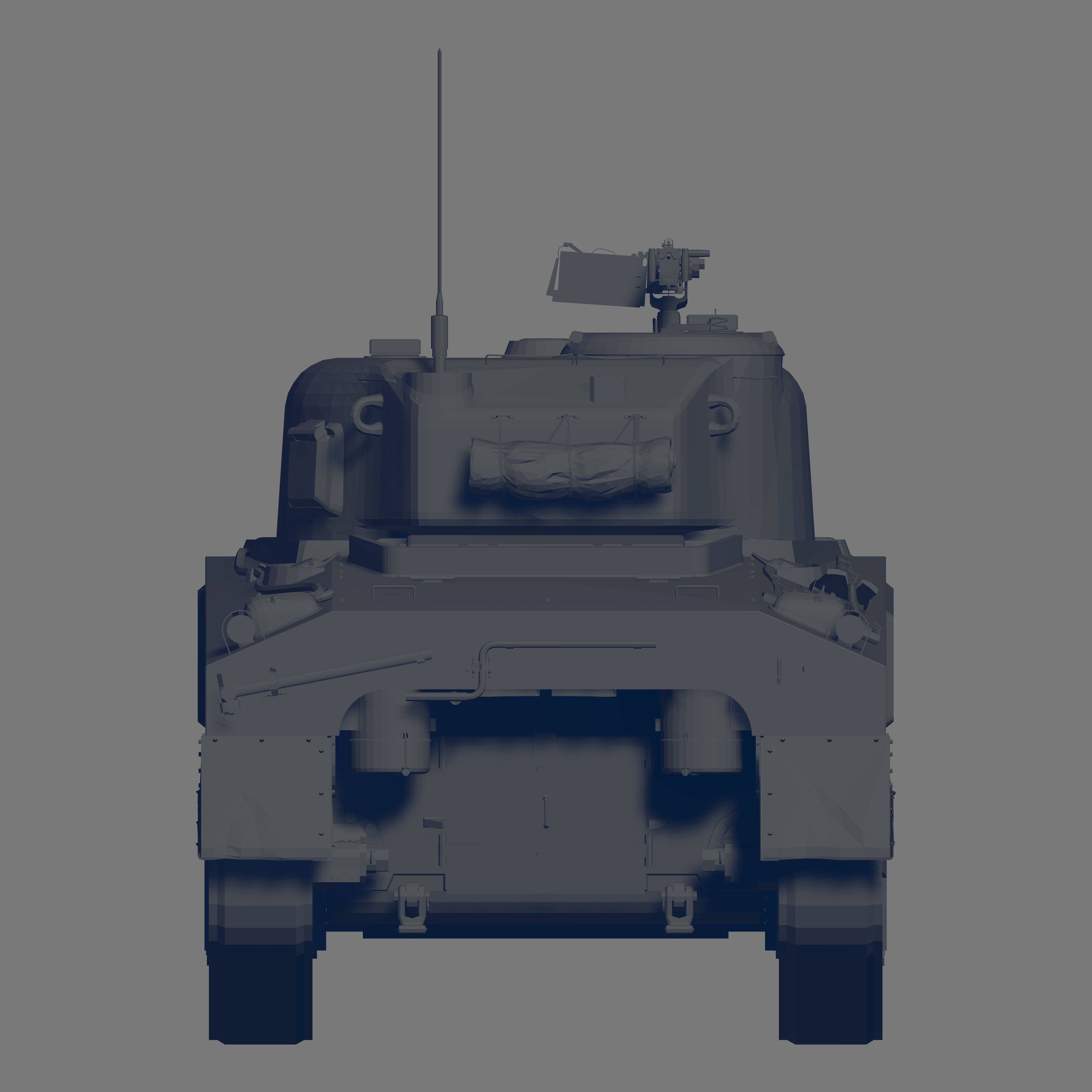 M4 Sherman 3D model_4