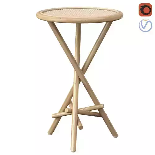 Gypsy Rattan Side Table Lincoln brooks