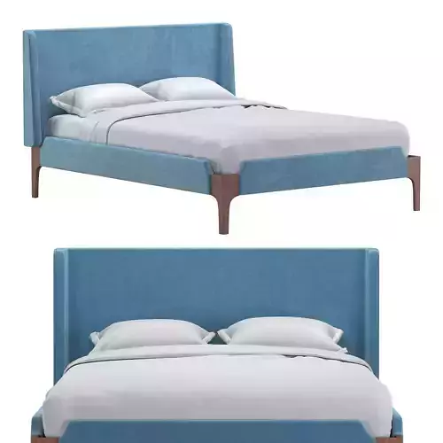 Milan Bed 3D model