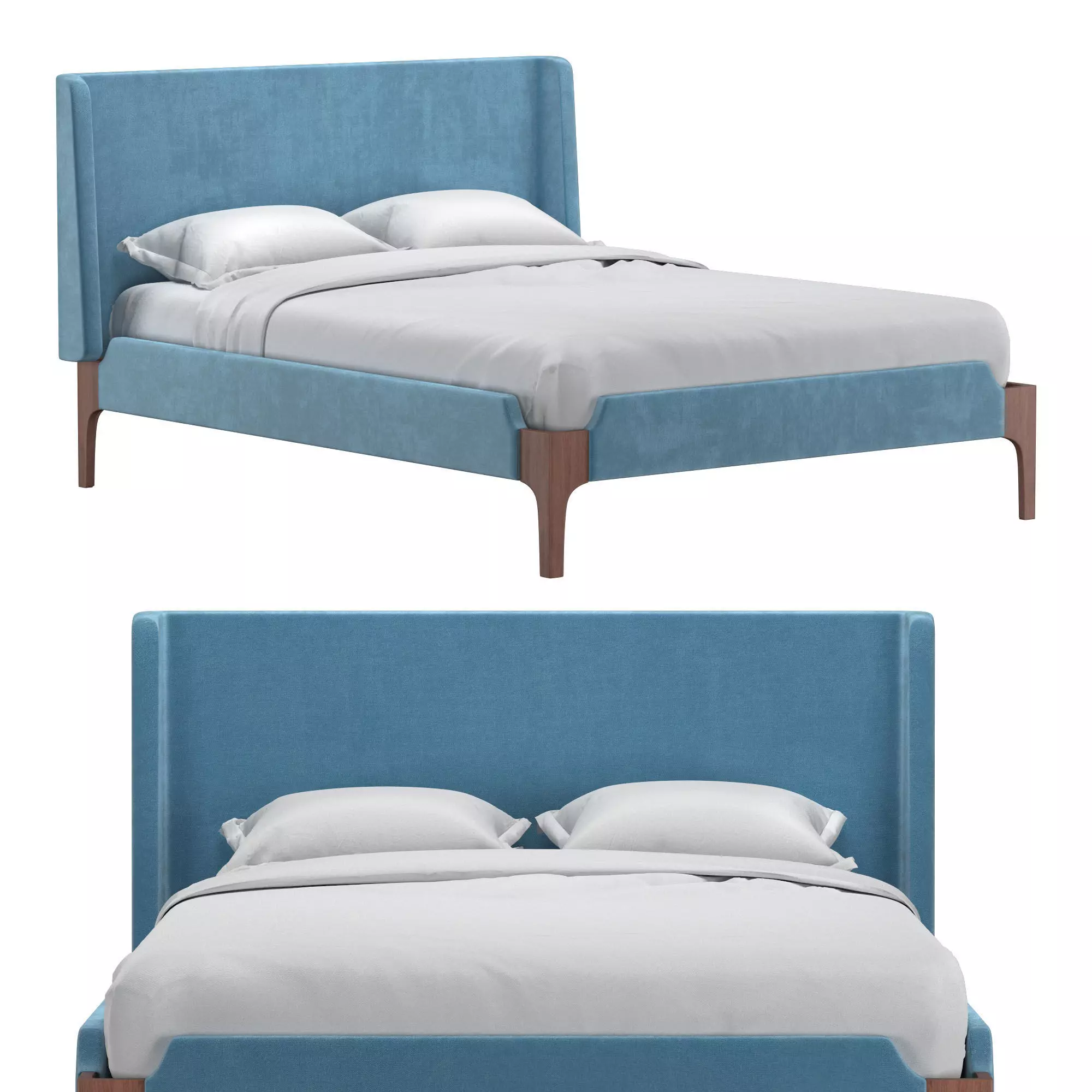 Milan Bed 3D model_0