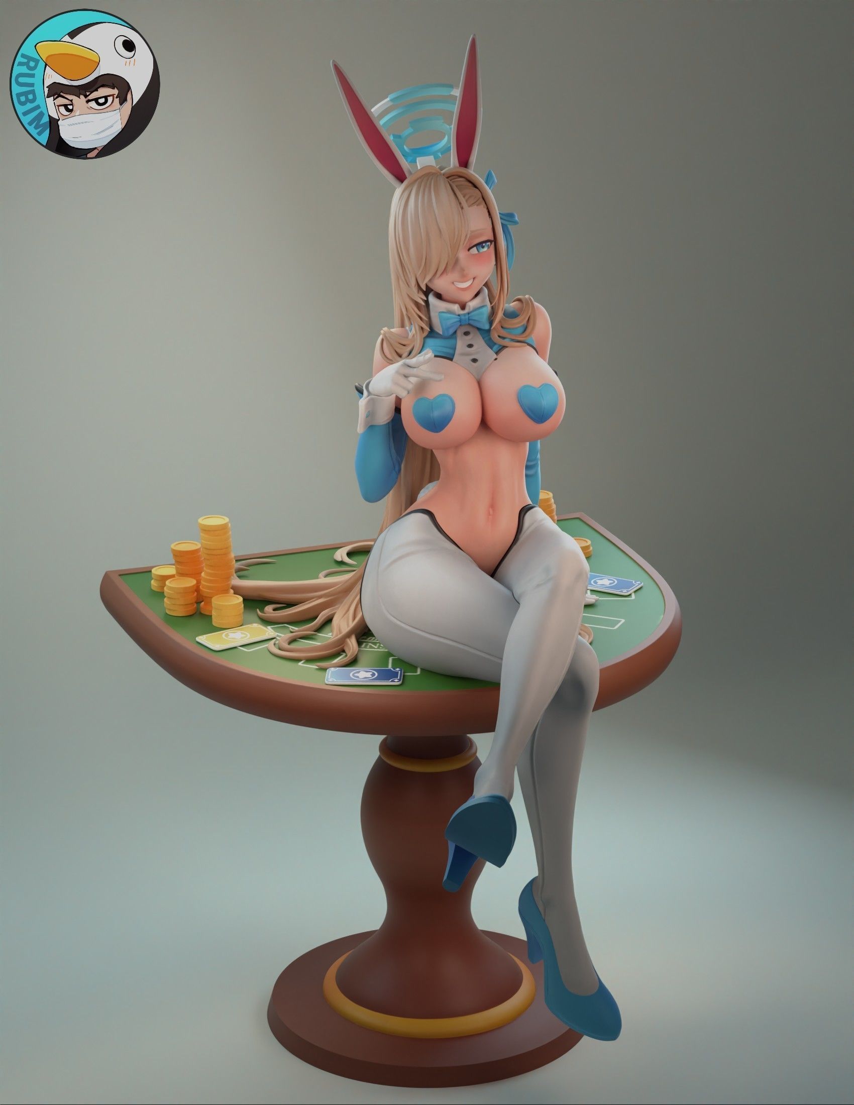 Blue Archive Asuna 2023 3D print model_4