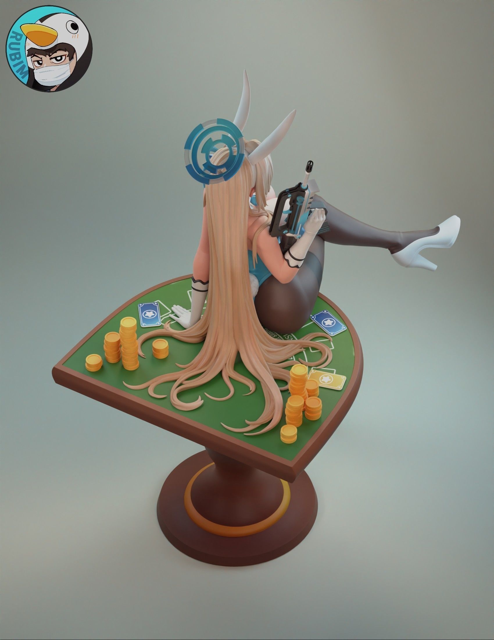 Blue Archive Asuna 2023 3D print model_2