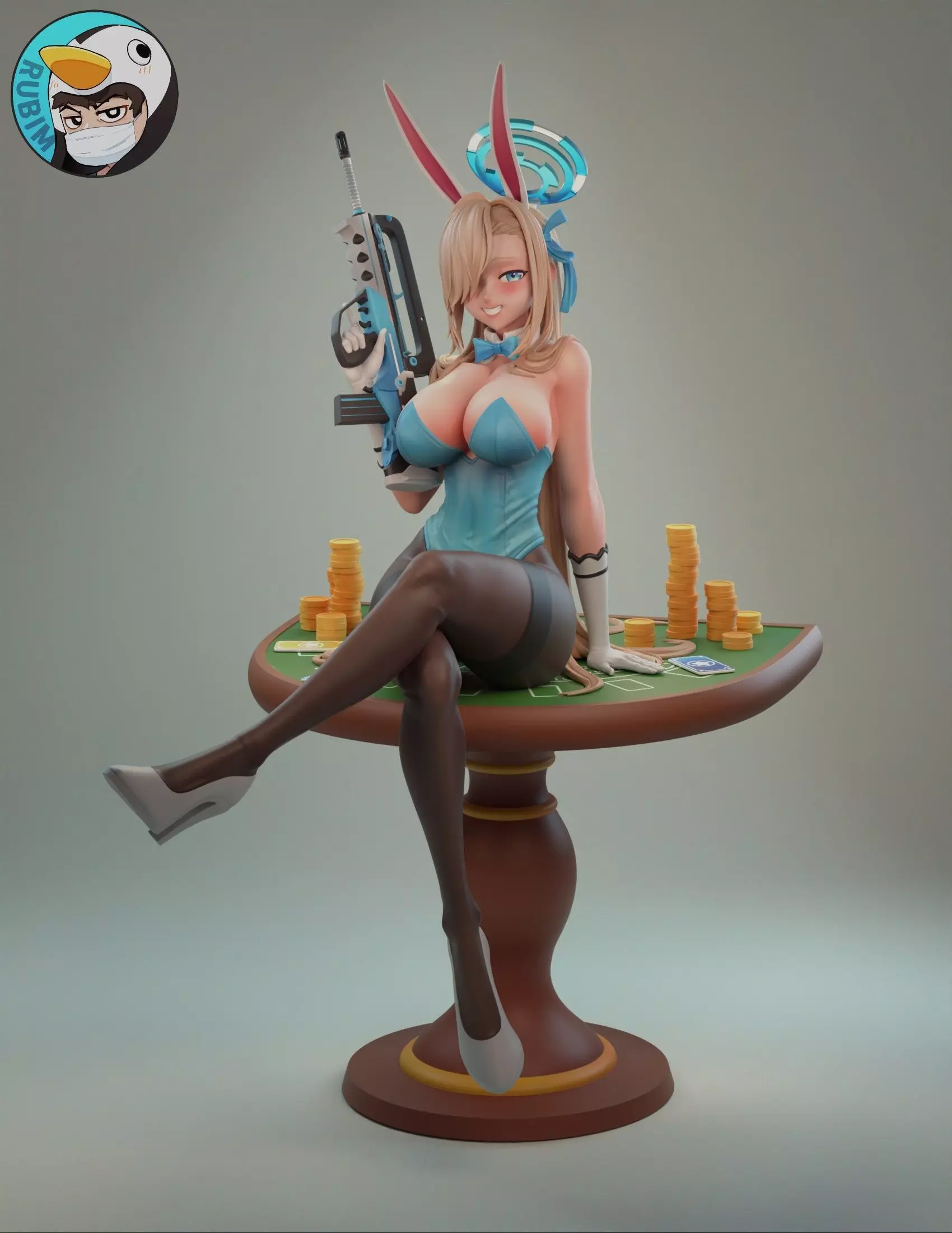 Blue Archive Asuna 2023 3D print model_0