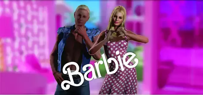Barbie and Ken 3D Model Collection