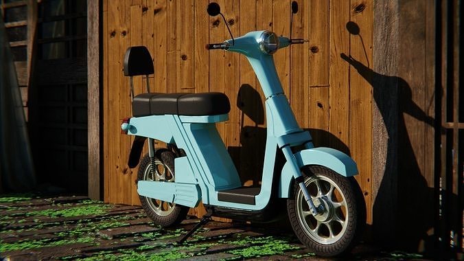 Japanese Alley 3d Scene 3D model 2